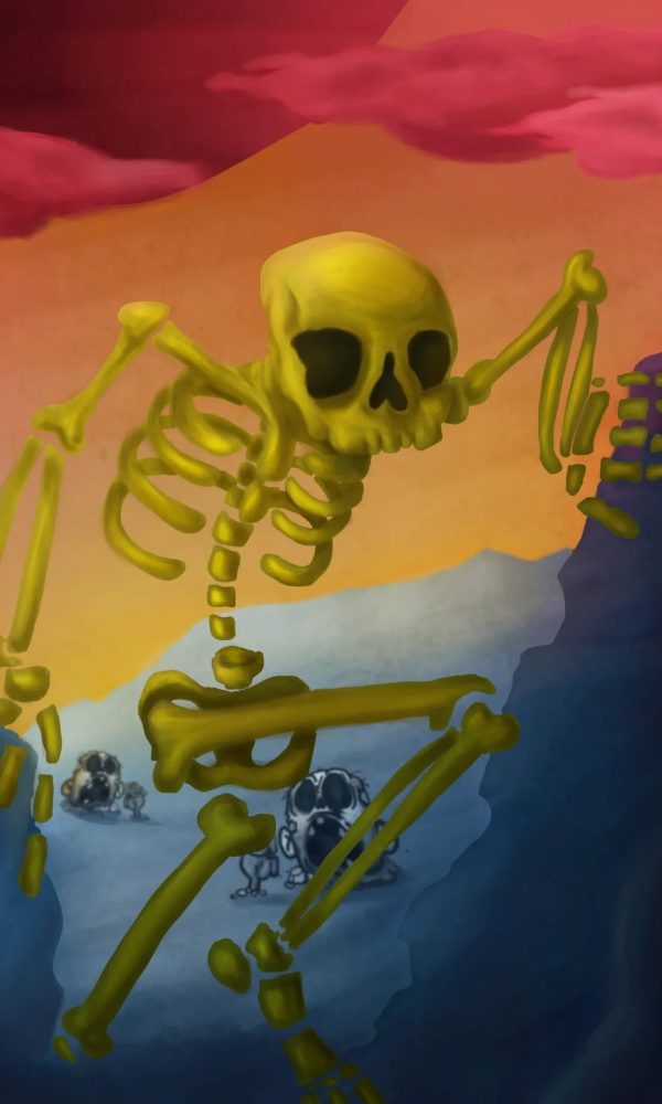 Ilustración digital día de muertos